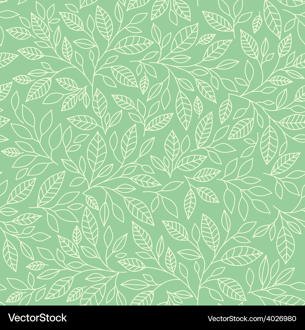 Leaf Pattern - Seamless Texture vector image