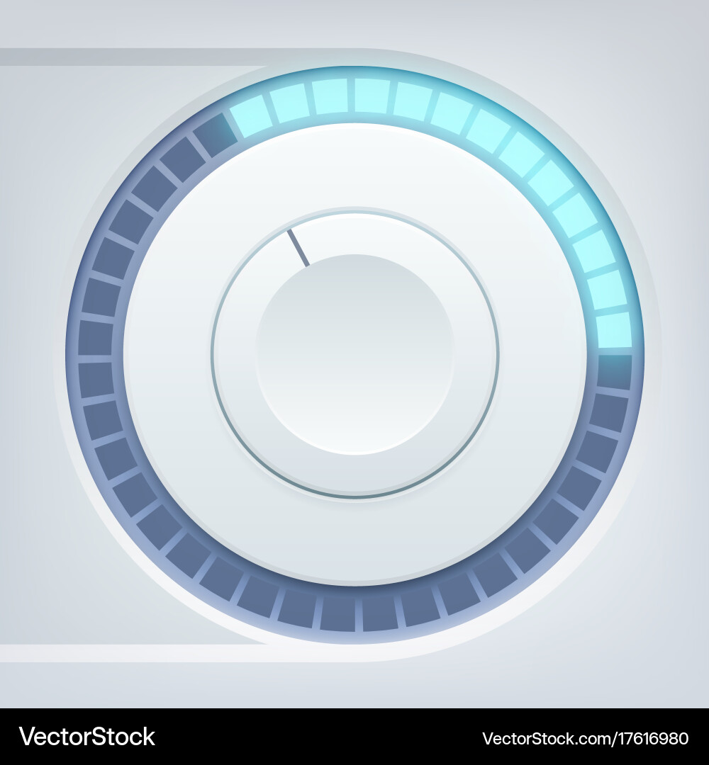 Sound Control Interface vector image