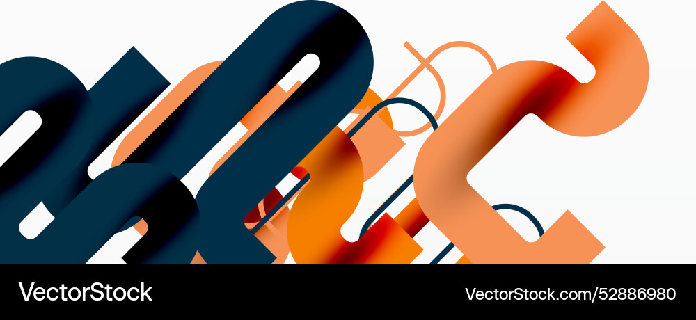 Wave lines minimal abstract background Vector Image