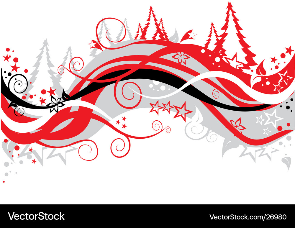 Winter Snowflake Pattern Vector Image
