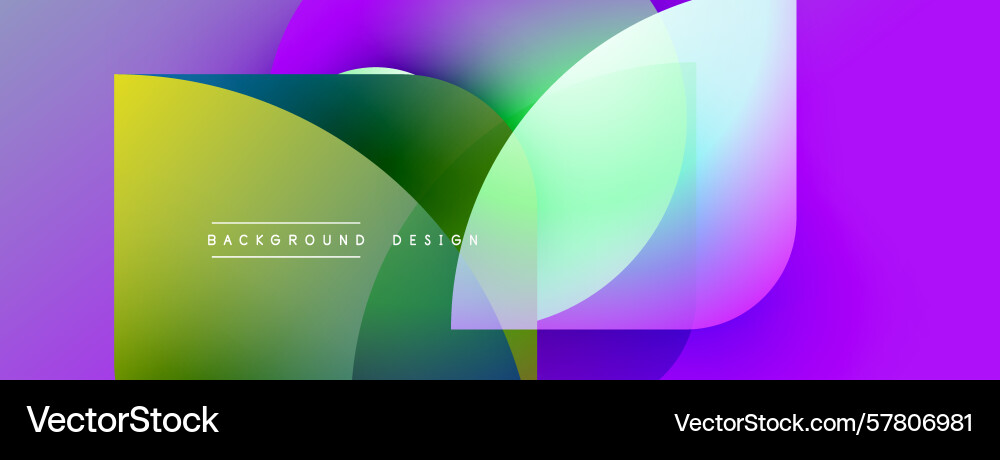 Abstract colorful design overlapping shapes Abstract colorful design overlapping shapes Vector Image