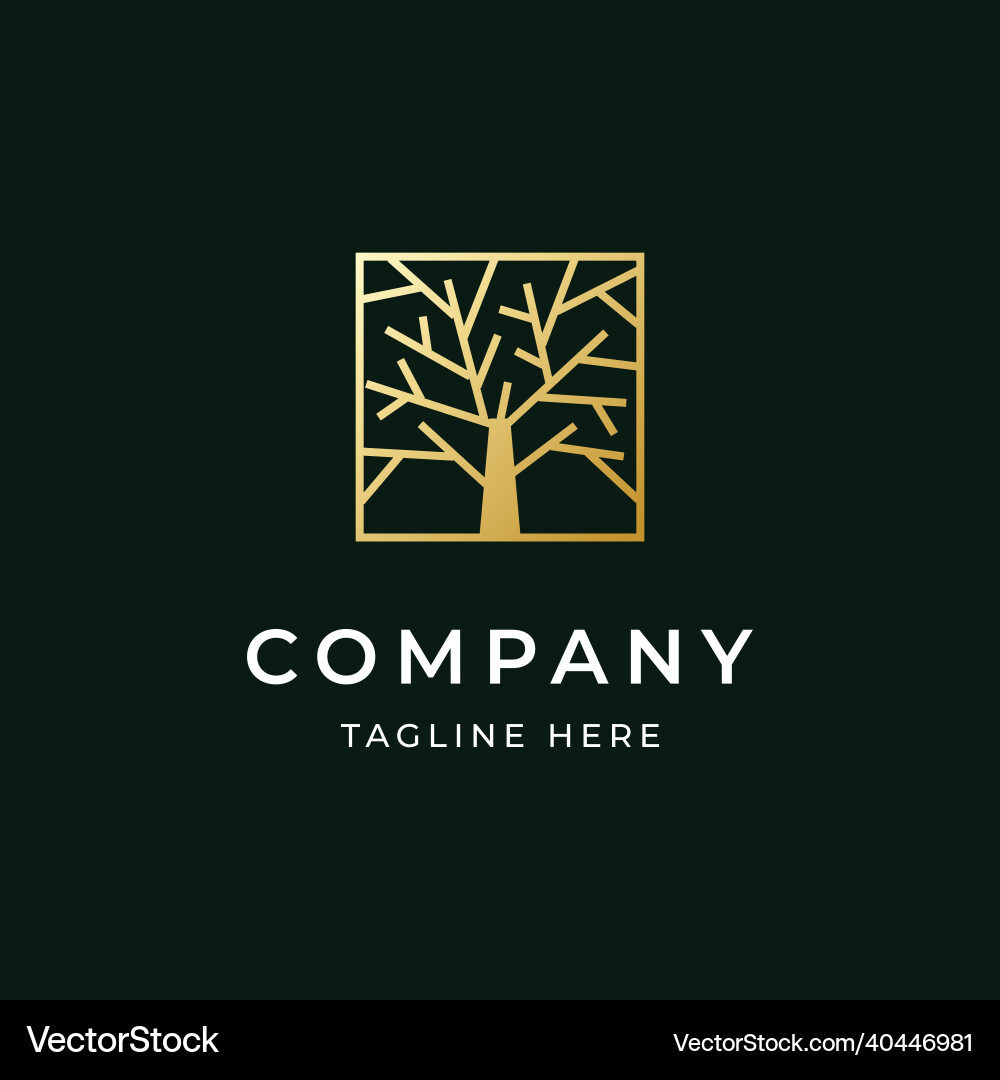 Premium tree logo Royalty Free Vector Image - VectorStock