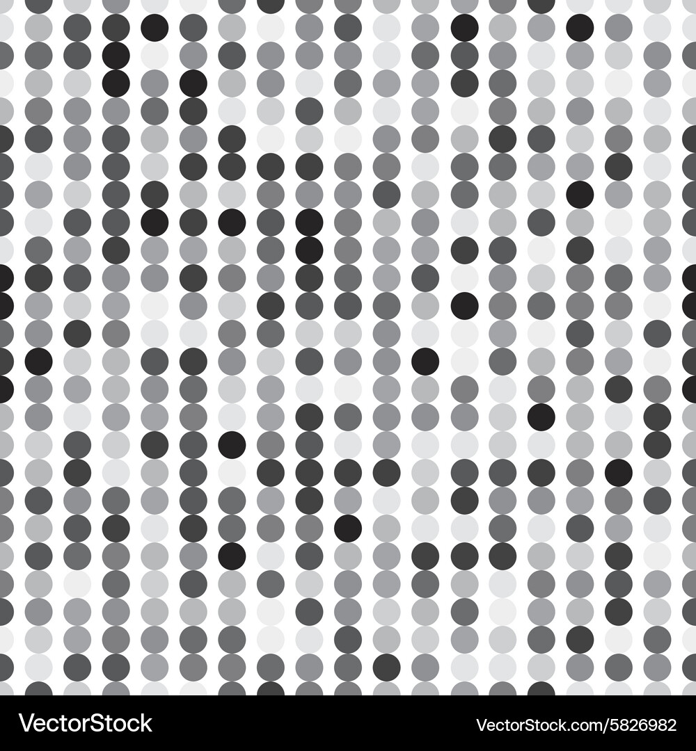 Seamless pattern of circles Vector Image