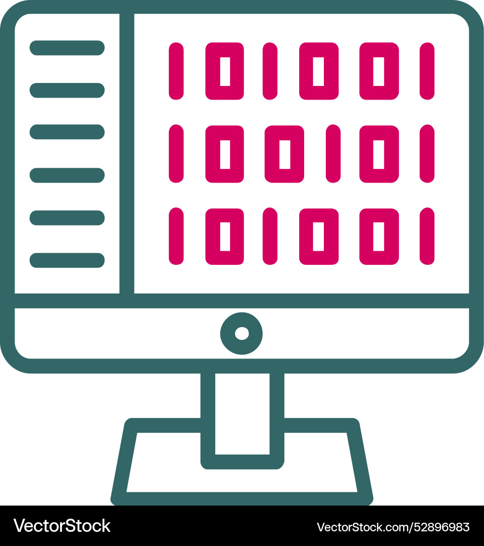 Coding icon design vector image