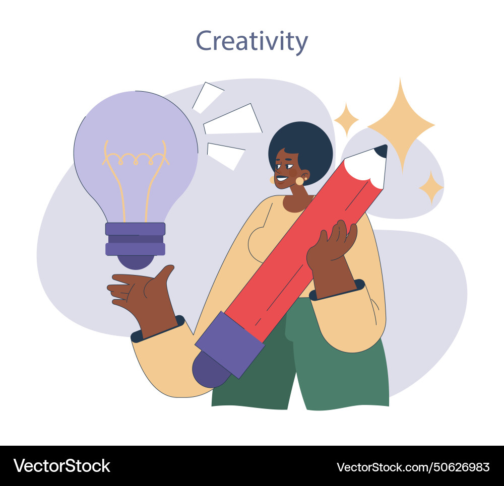 Creativity vector image