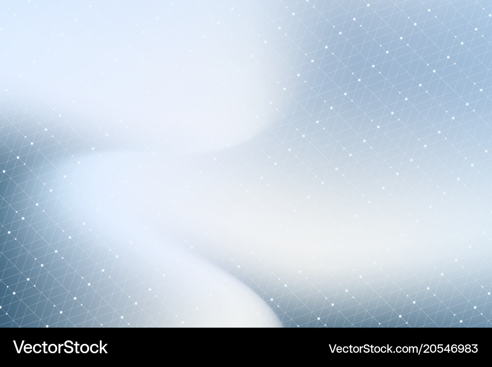 Geometric graphic background with connected lines vector image
