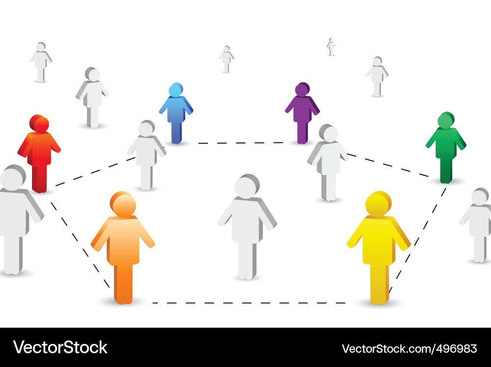 Network Connection Concept Vector Image