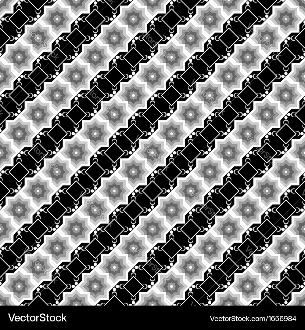 Design seamless monochrome diagonal pattern Vector Image