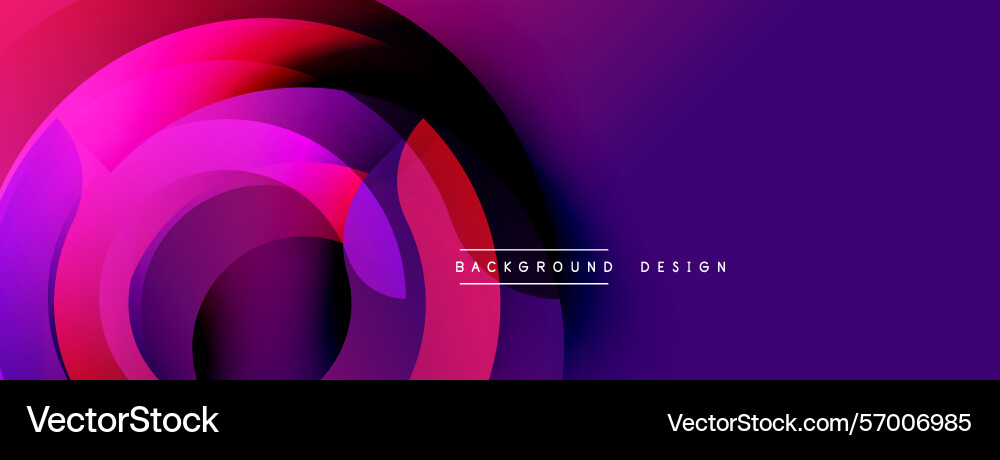 Abstract layers create dynamic purple pink Vector Image
