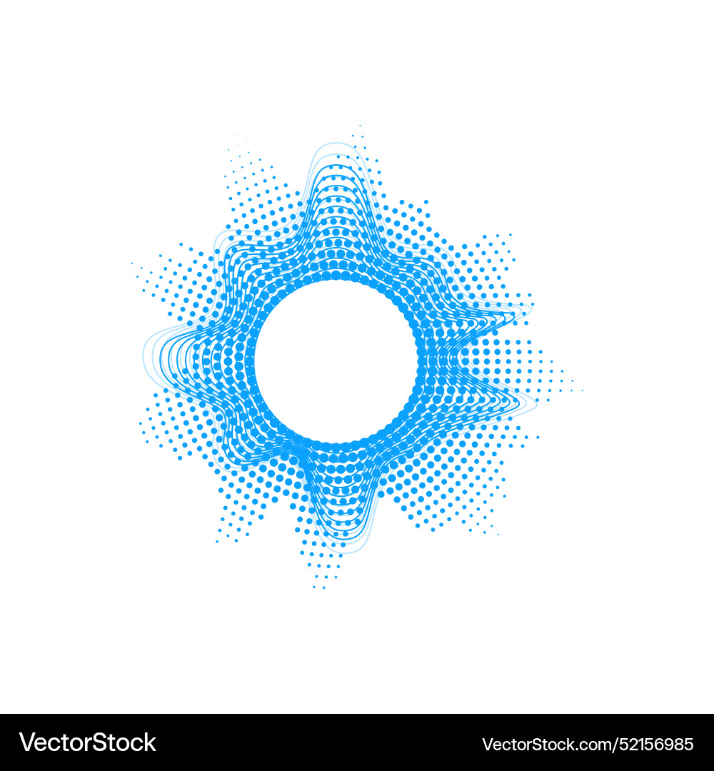 Abstract radial sound wave Abstract radial sound wave vector image