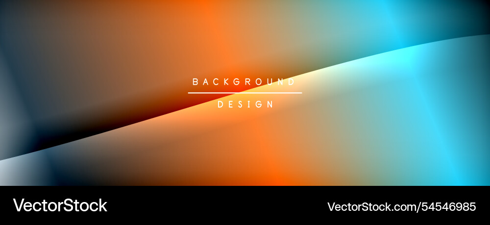Bright rainbow style color gradient with curve vector image