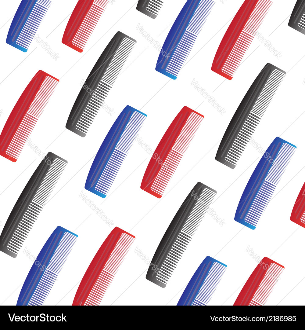 Comb background Vector Image