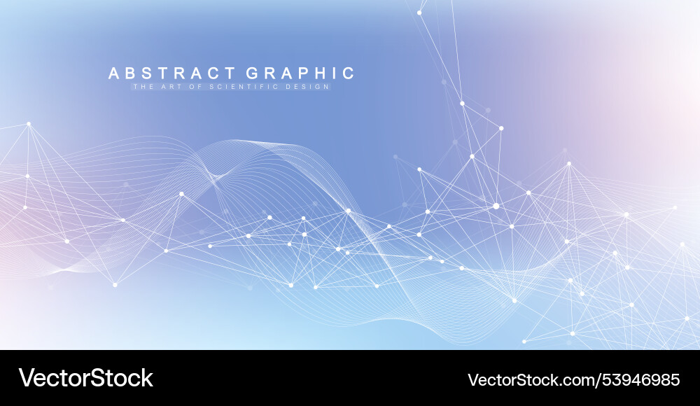 Digits abstract background with connected lines Digits abstract background with connected lines vector image