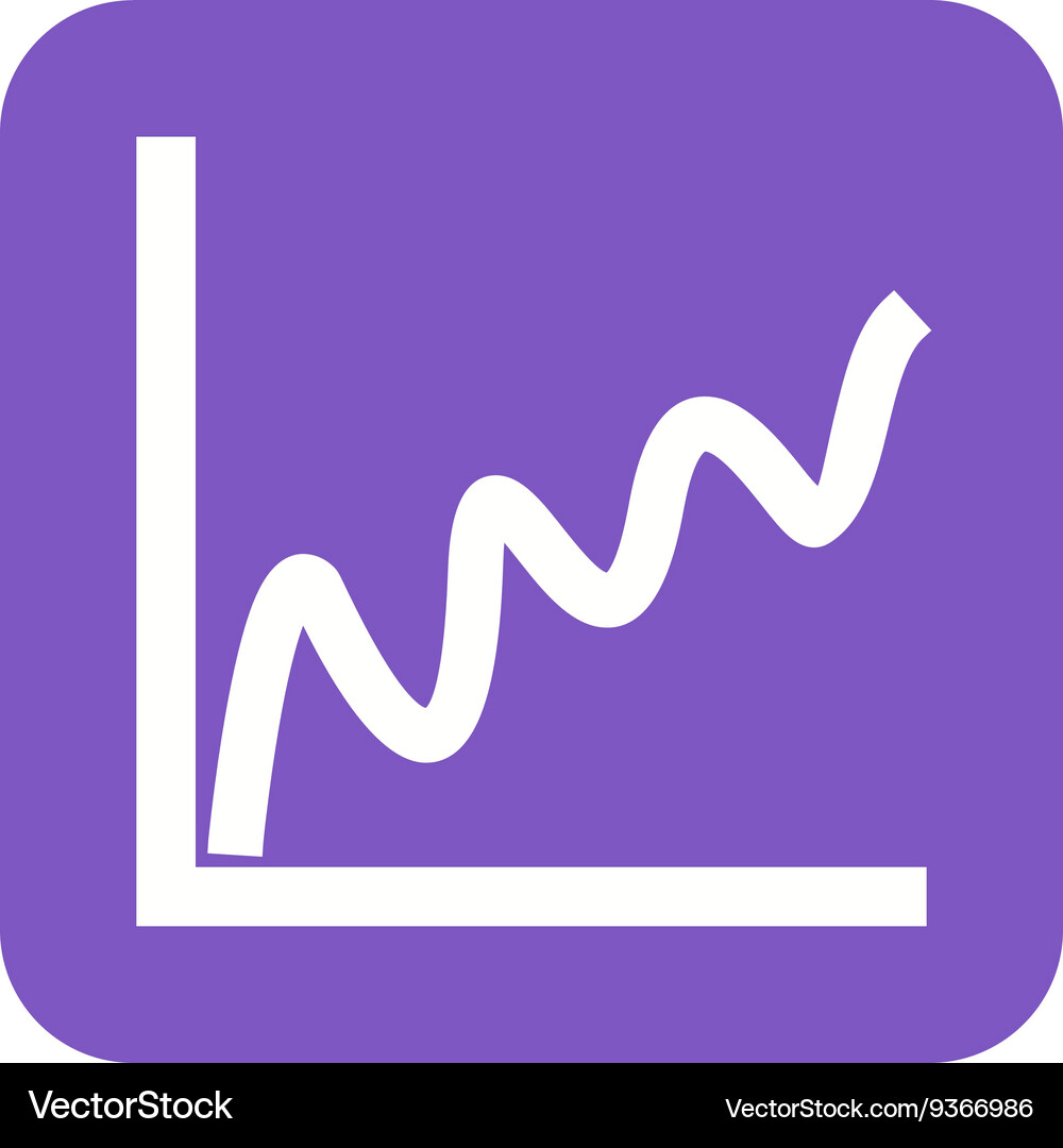 Bell shaped graph Vector Image