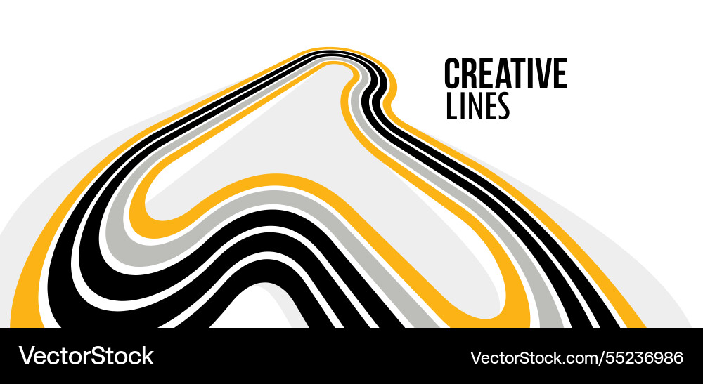 Dynamic Motion Lines Abstract Background vector image