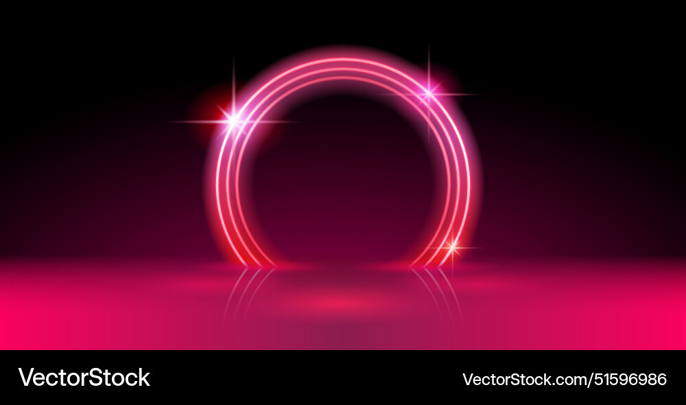 Neon Retro Wave Background Royalty Free Vector Image