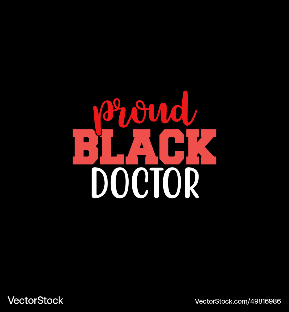 Proud schwarzer Arzt african american stolz sie Proud schwarzer Arzt african american stolz sie vektorbild