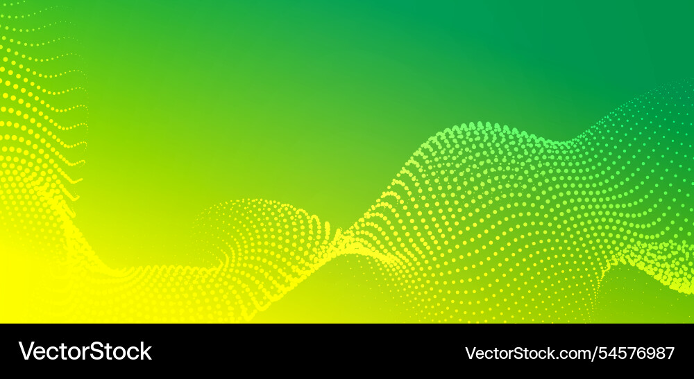 Green yellow abstract background digital tech Vector Image