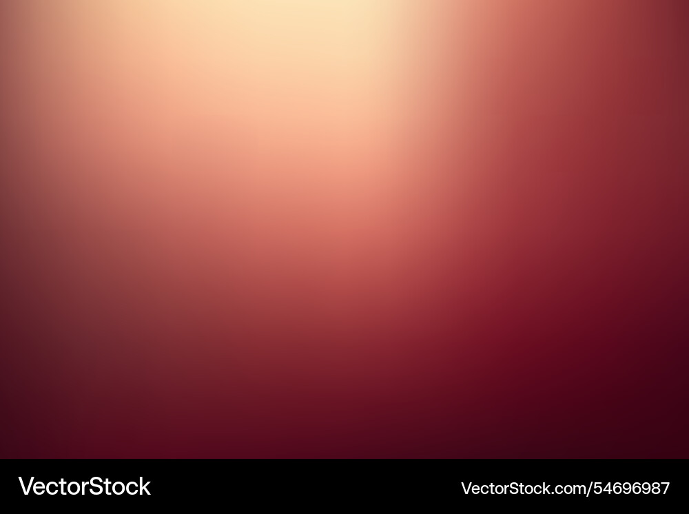 Warm red gradient background with soft light fade vector image