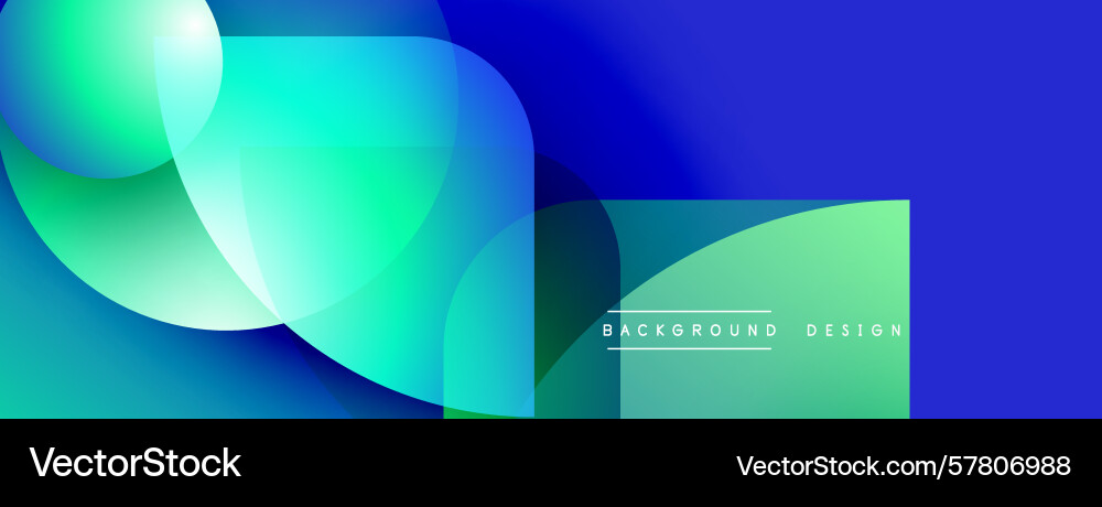 Abstract fluid shapes overlap creating vibrant Abstract fluid shapes overlap creating vibrant vector image