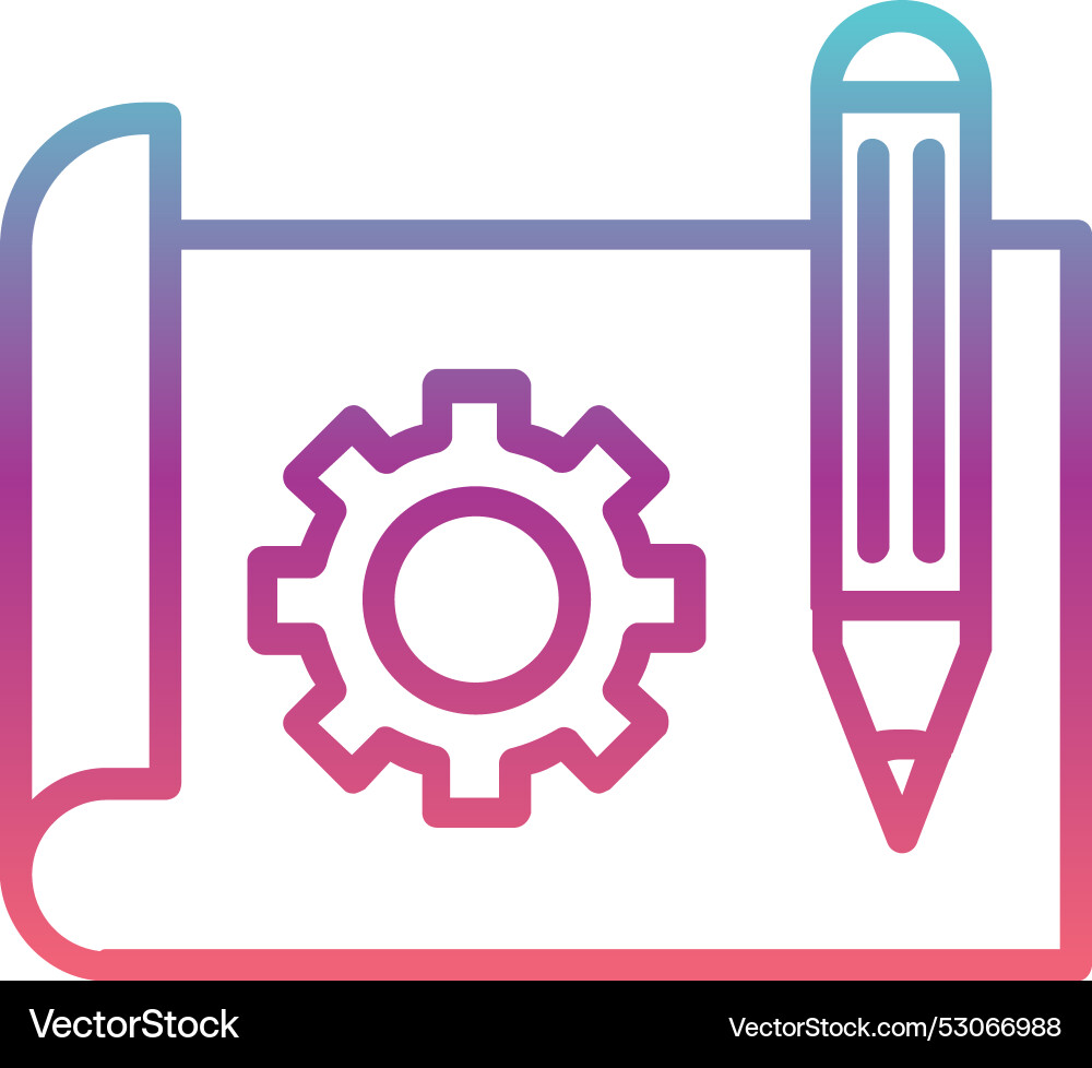 Prototype line gradient design Vector Image