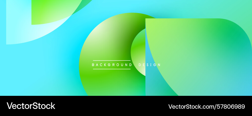 Abstract geometric shapes overlap gradient colors Vector Image