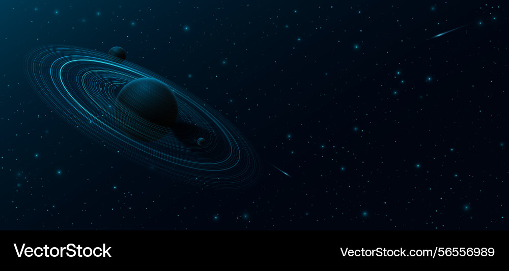 Abstract planet saturn with ring around Abstract planet saturn with ring around vector image