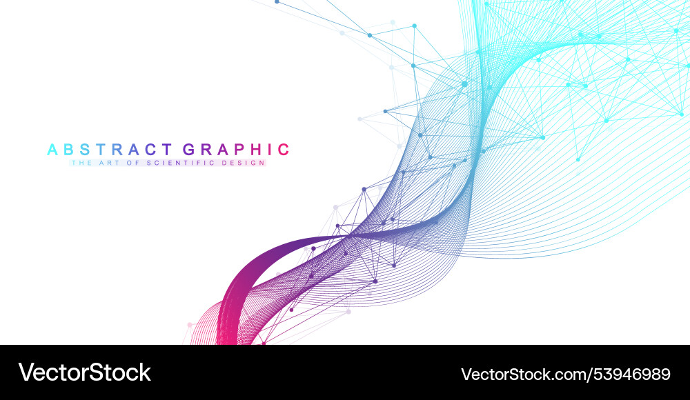 Digits abstract background with connected lines Digits abstract background with connected lines vector image