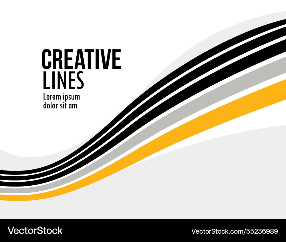 Dynamic Lines Abstract Background vector image