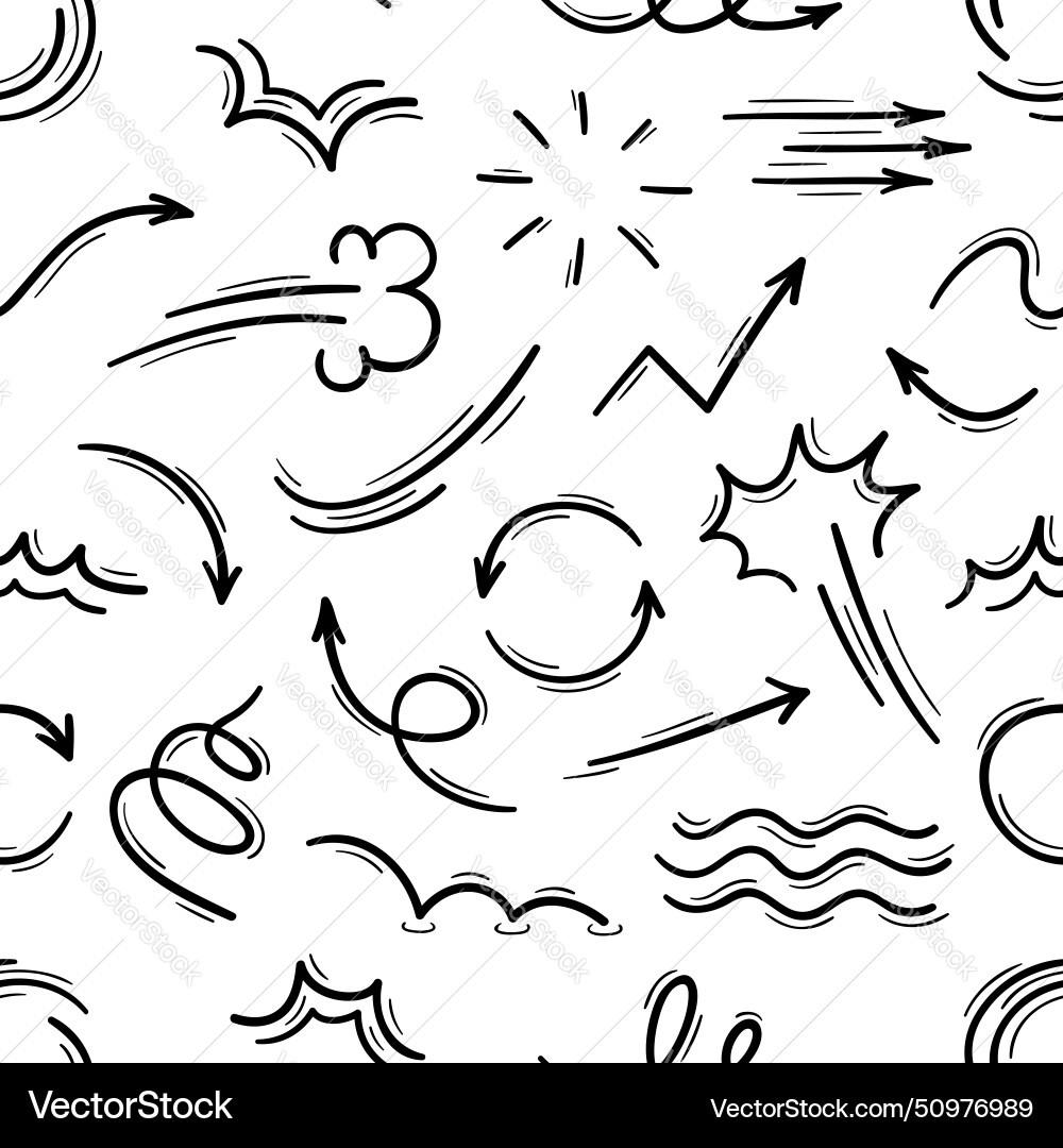 Dynamic Motion Lines Pattern vector image