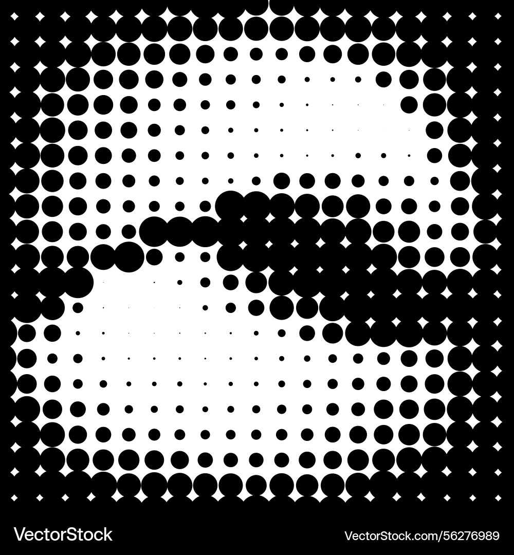 Gradient halftone pattern grain texture vector image