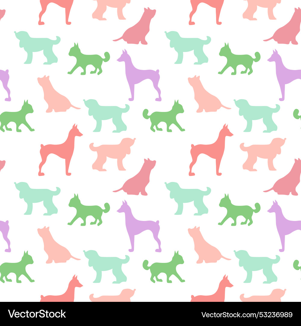 Seamless repeating childish pattern Seamless repeating childish pattern Vector Image