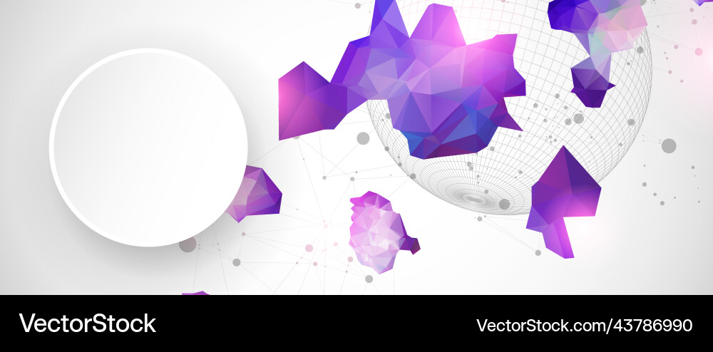 Abstract sphere background with plexus effect 3d Abstract sphere background with plexus effect 3d vector image
