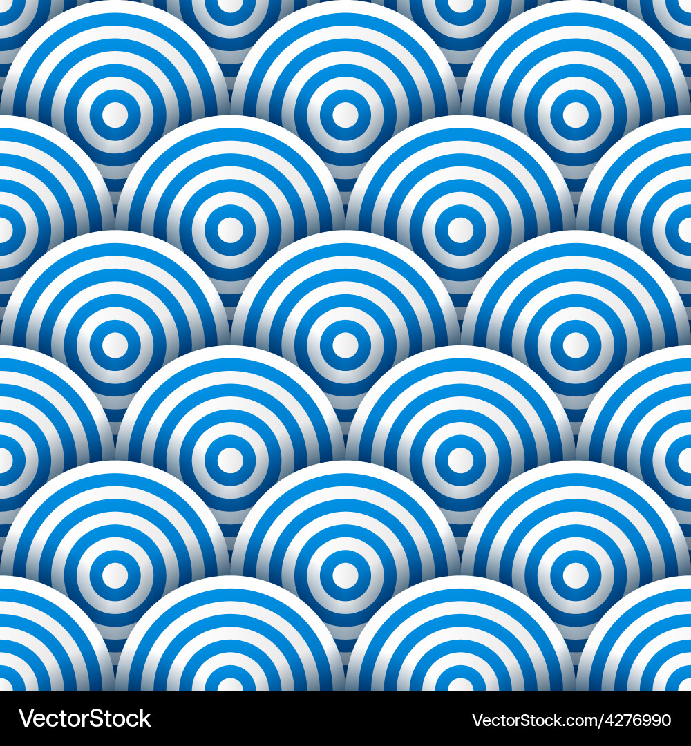 Circles with drop shadows vector image