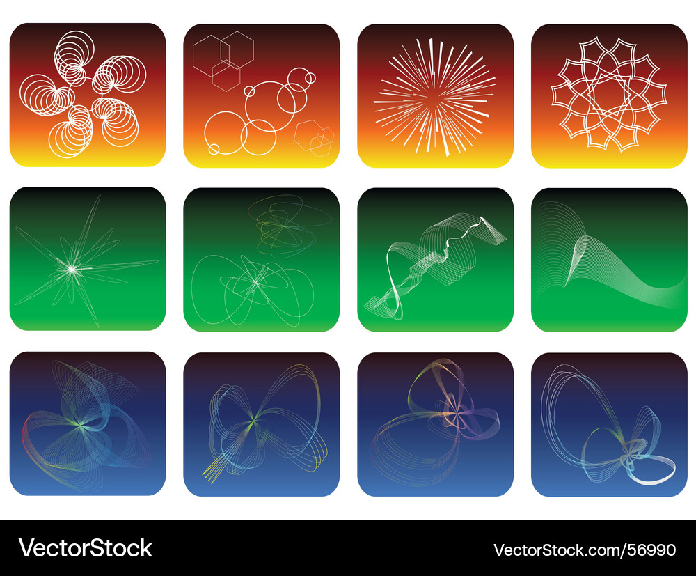 Dynamic Fluid Forms Vector Image