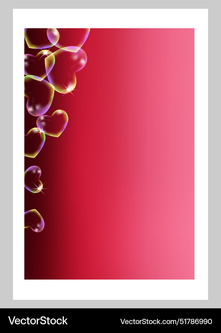 Red gradient background with a bunch of soap Red gradient background with a bunch of soap vector image