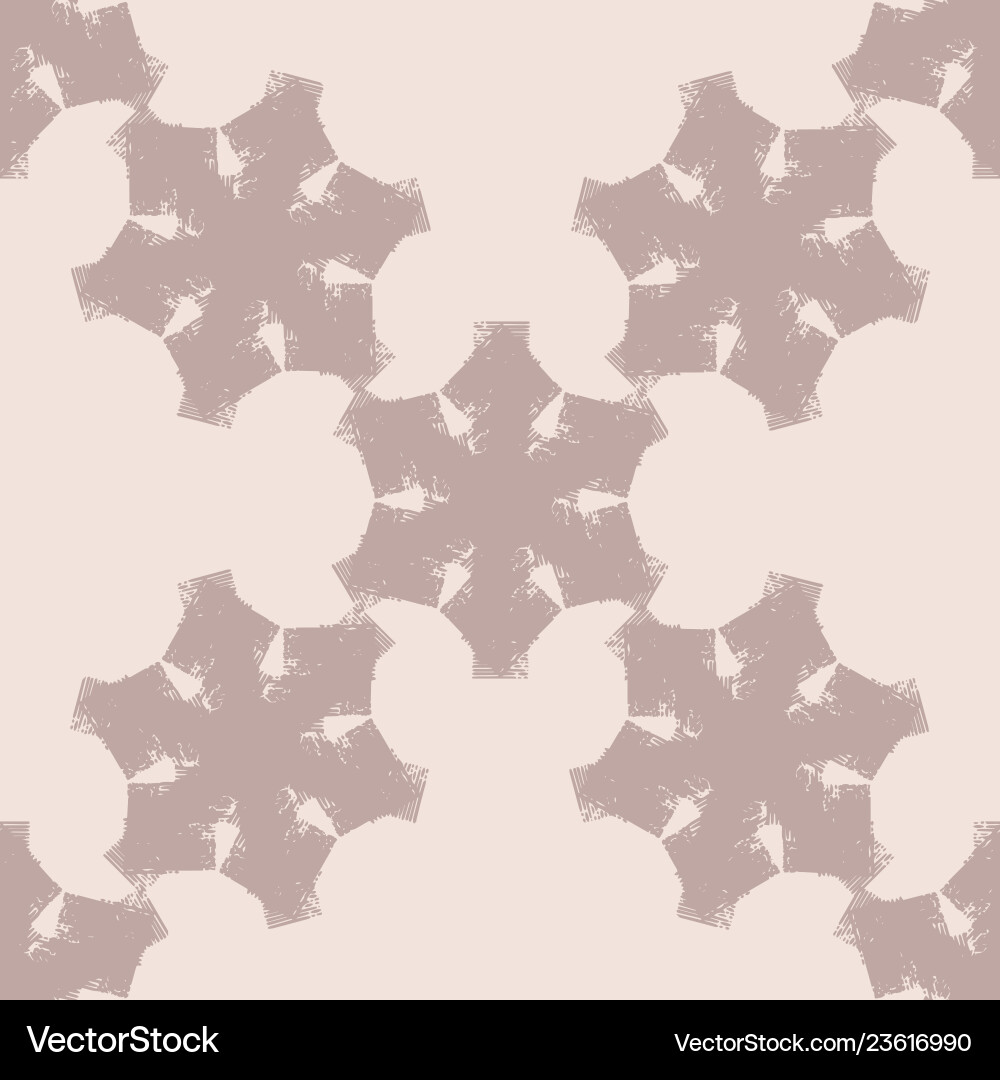 Snowflake Winter Pattern vector image