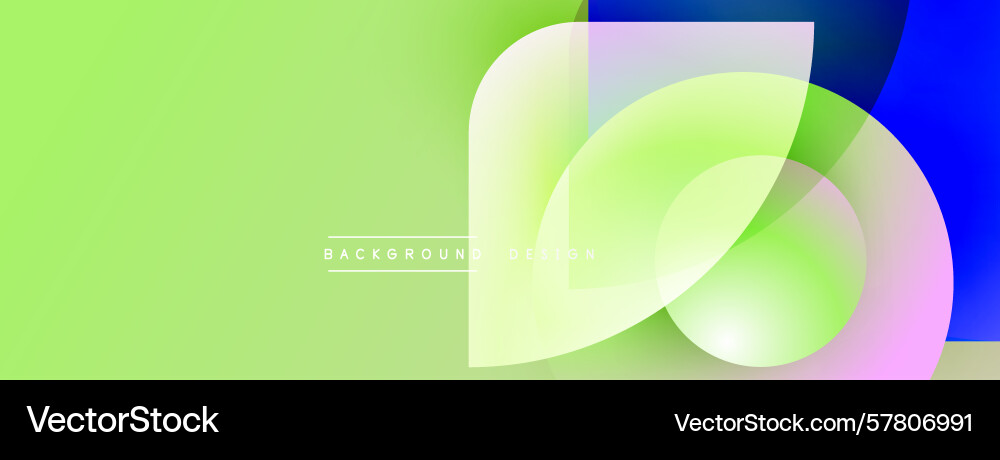 Abstract layers overlap creating vibrant color Abstract layers overlap creating vibrant color Vector Image