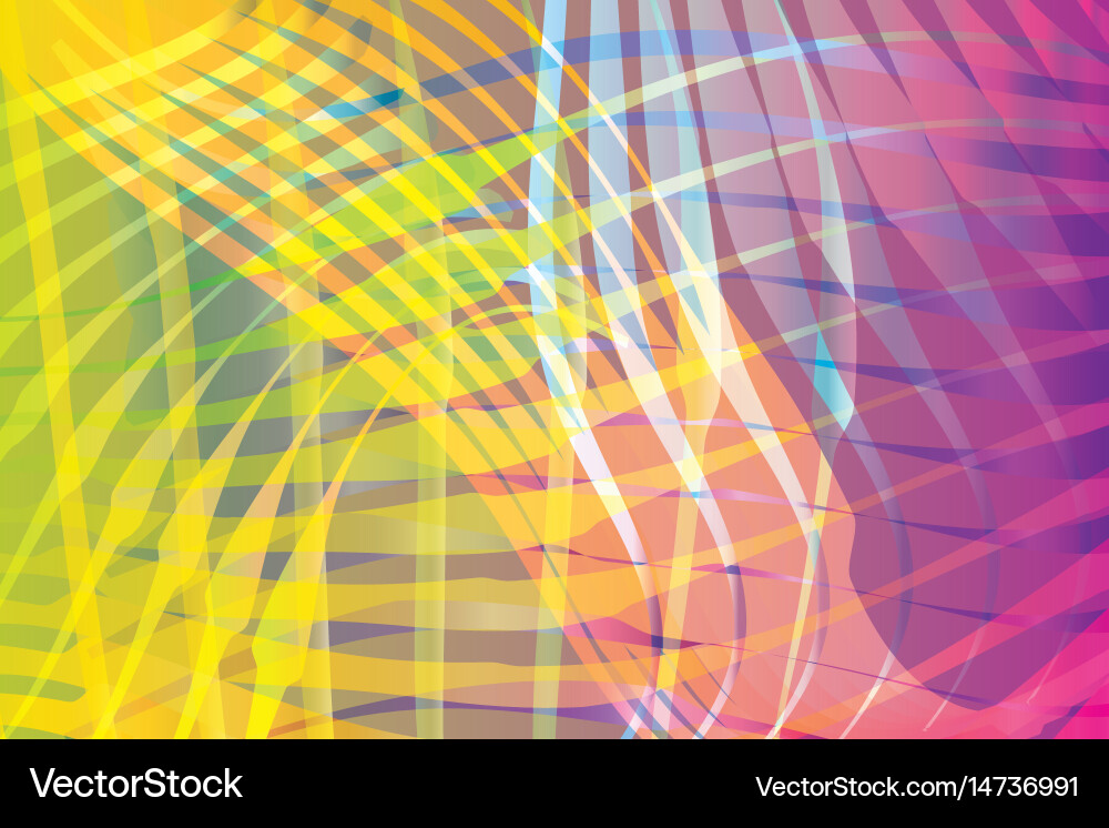 Dynamic Color Wave Background vector image