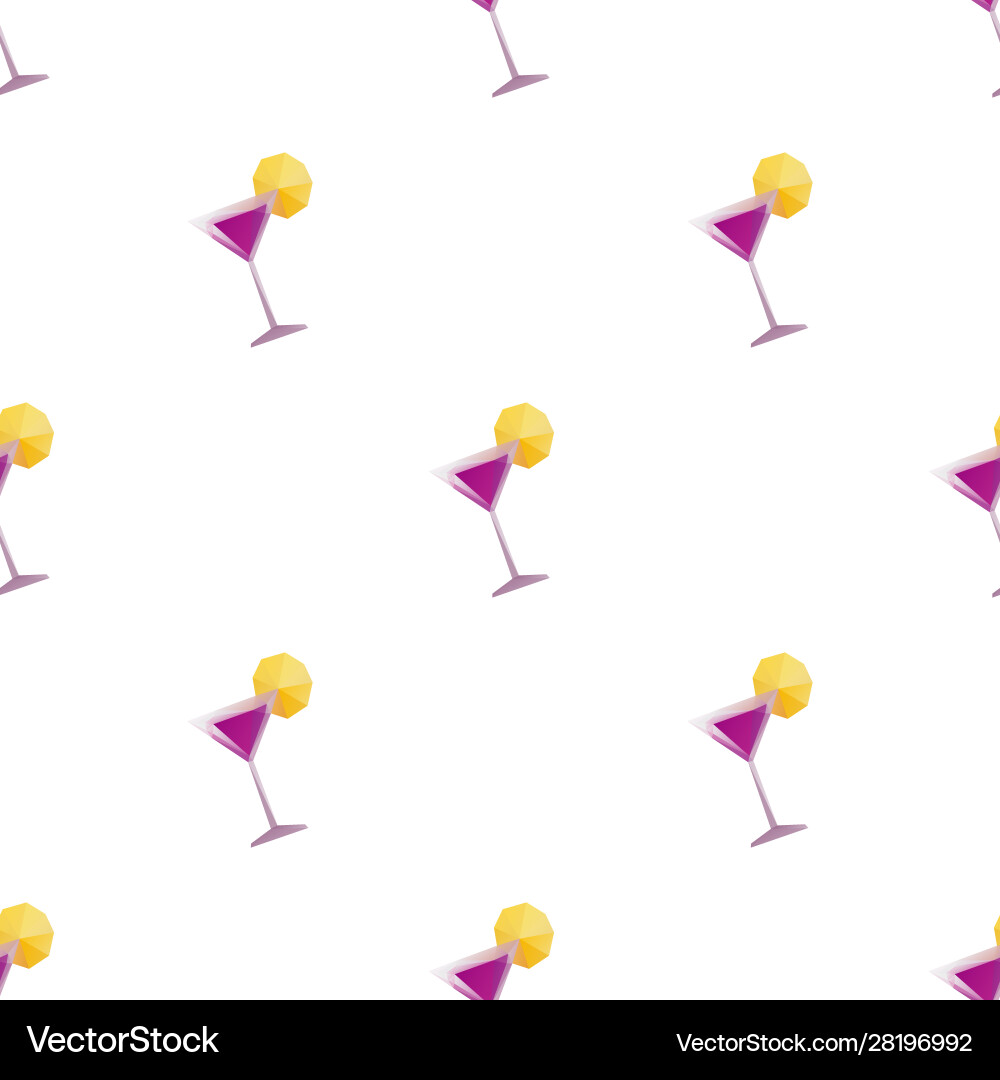 Cocktail triangle pattern backgrounds Cocktail triangle pattern backgrounds vector image