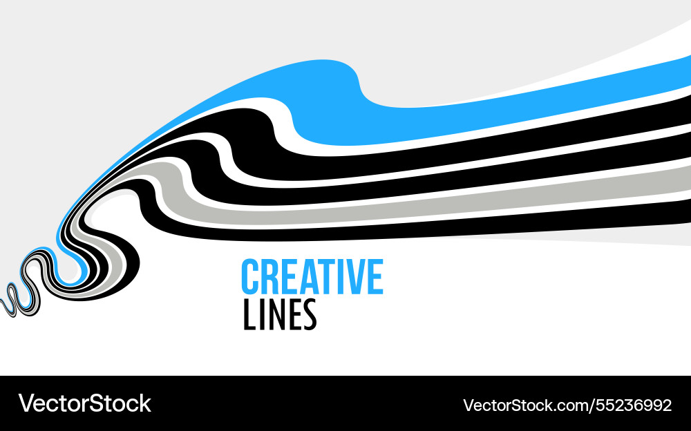 Dynamic Lines Abstract Background vector image
