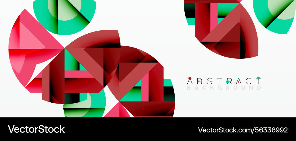 Modern abstract design features overlapping Modern abstract design features overlapping Vector Image