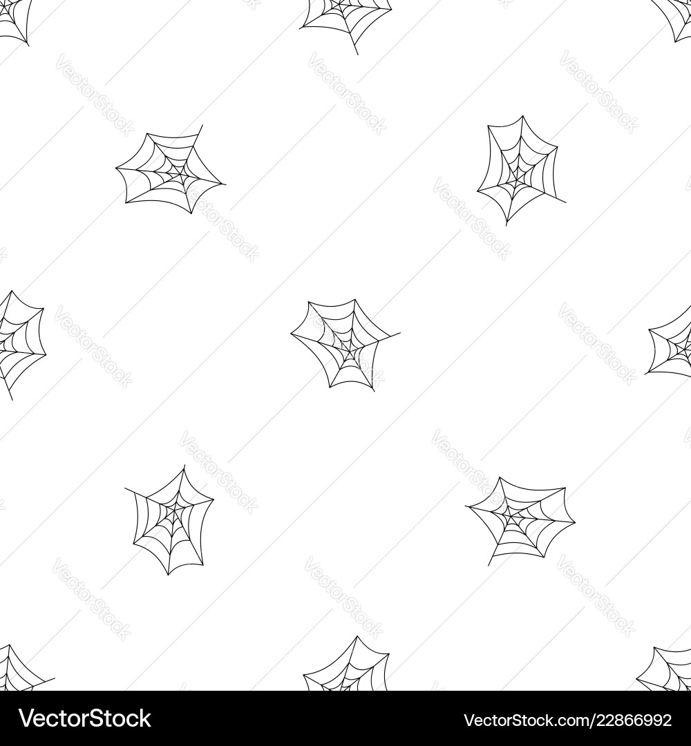 Spiderweb pattern seamless vector image