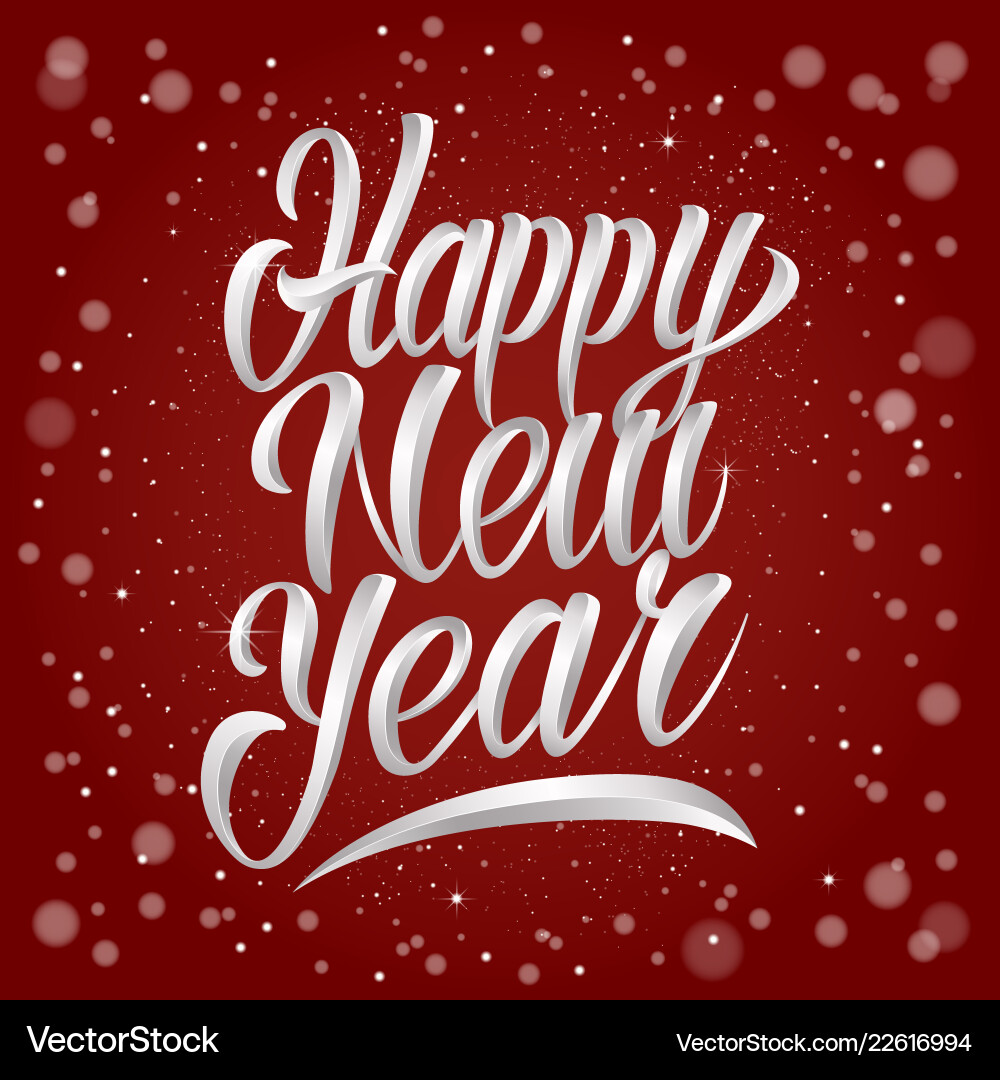 Happy new year vector image