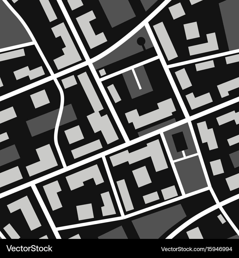 Map seamless pattern vector image
