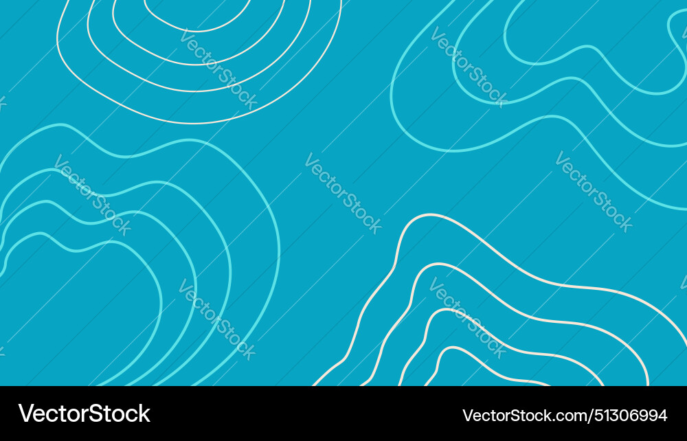 Seamless pattern fine line background with shapes vector image