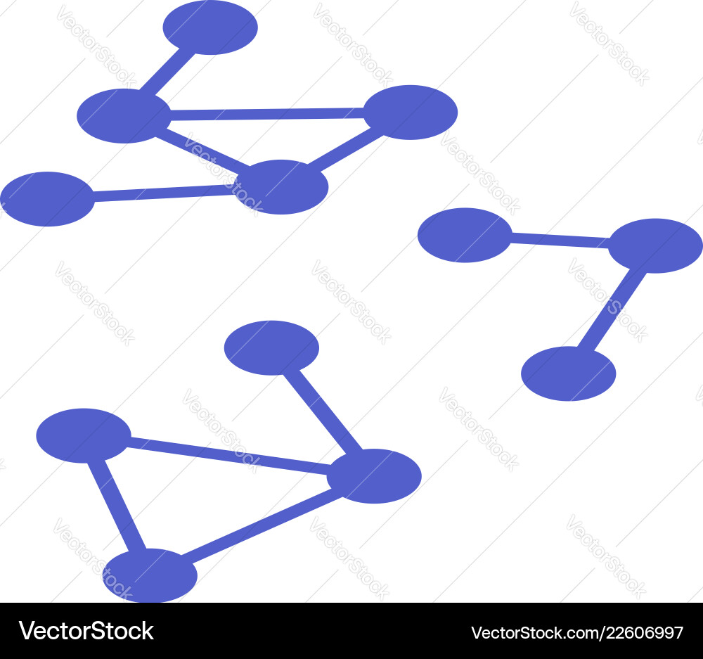 Molecule example icon isometric style Molecule example icon isometric style vector image