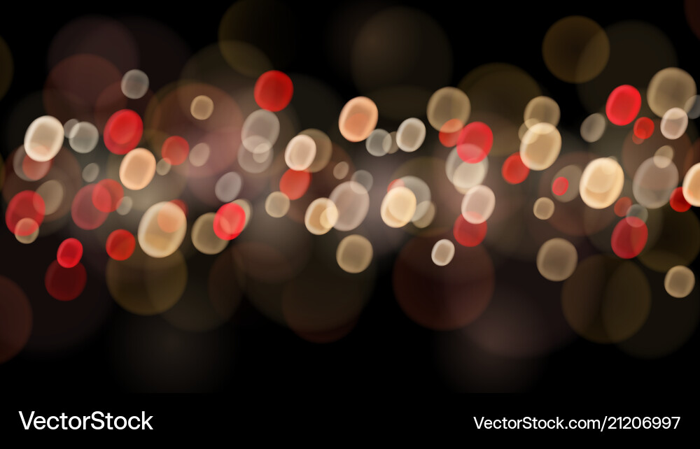 Red Bokeh Abstract Background vector image