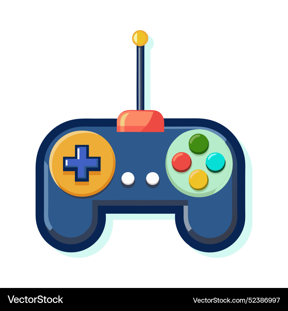 Video game joystick controller Video game joystick controller Vector Image