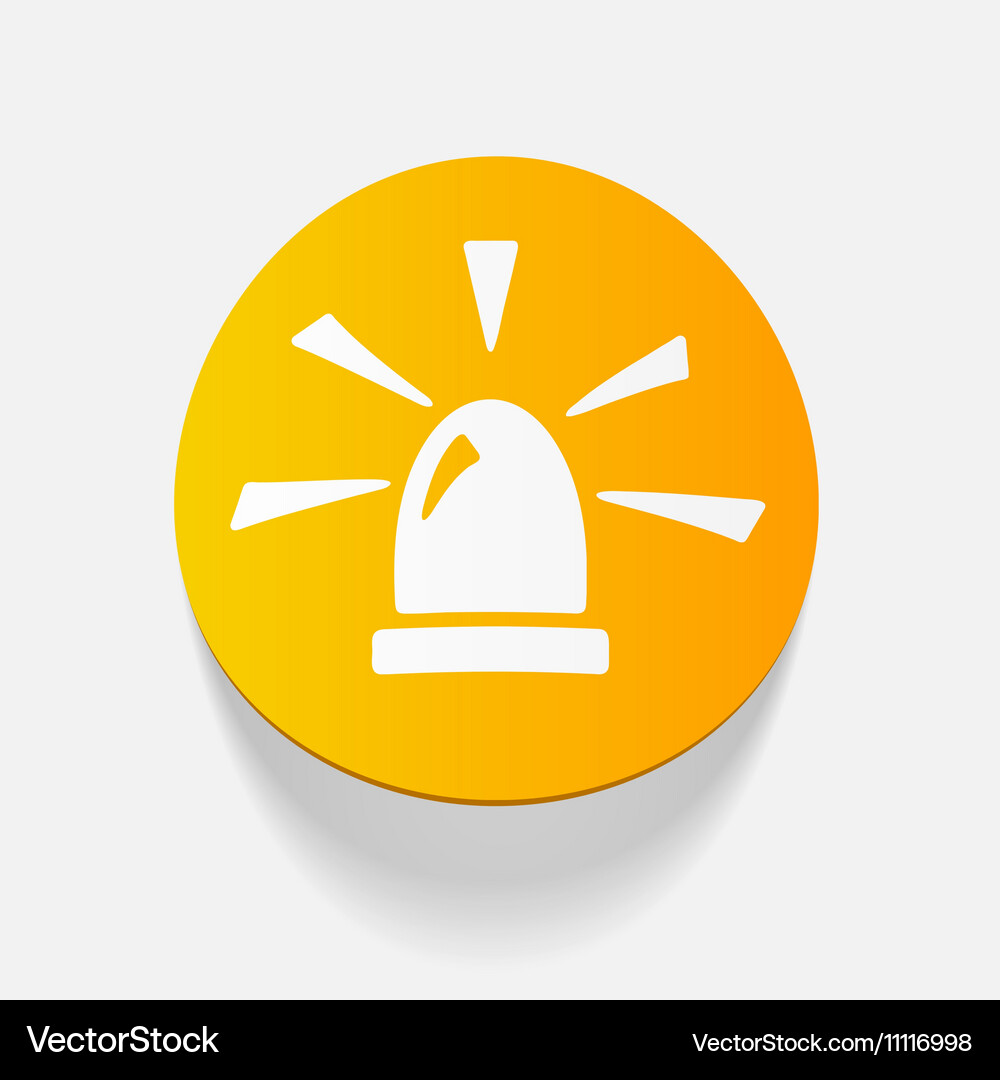 Realistic design element flasher Vector Image